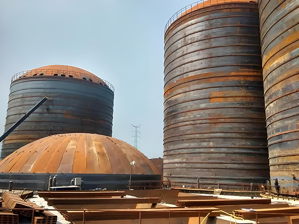 松山湖管委会焦粉钢板仓